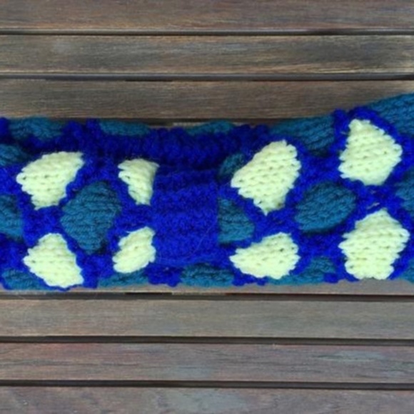 Handmade Princess Jasmine Inspired Knit Headband - Picture 2 of 3